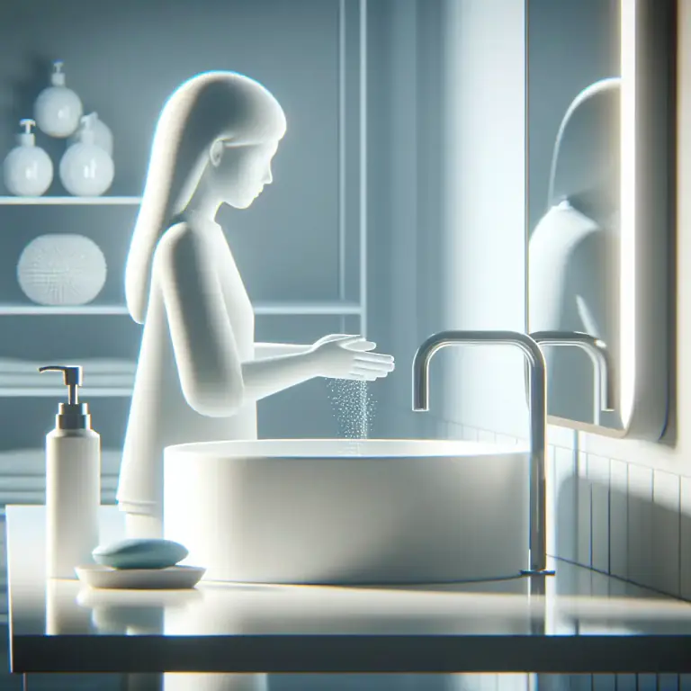 Visual representation of "lavatory" - A sink or basin for washing face and hands