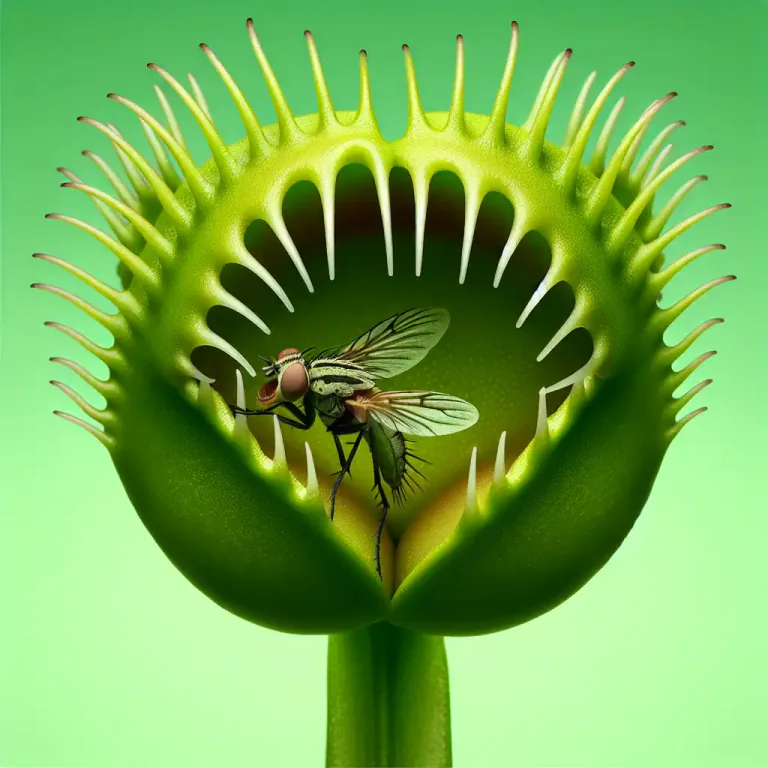 Visual representation of "insectivore" - Plant that traps and eats insects.