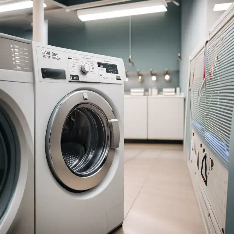 Visual representation of "washer" - A machine that washes clothes automatically.