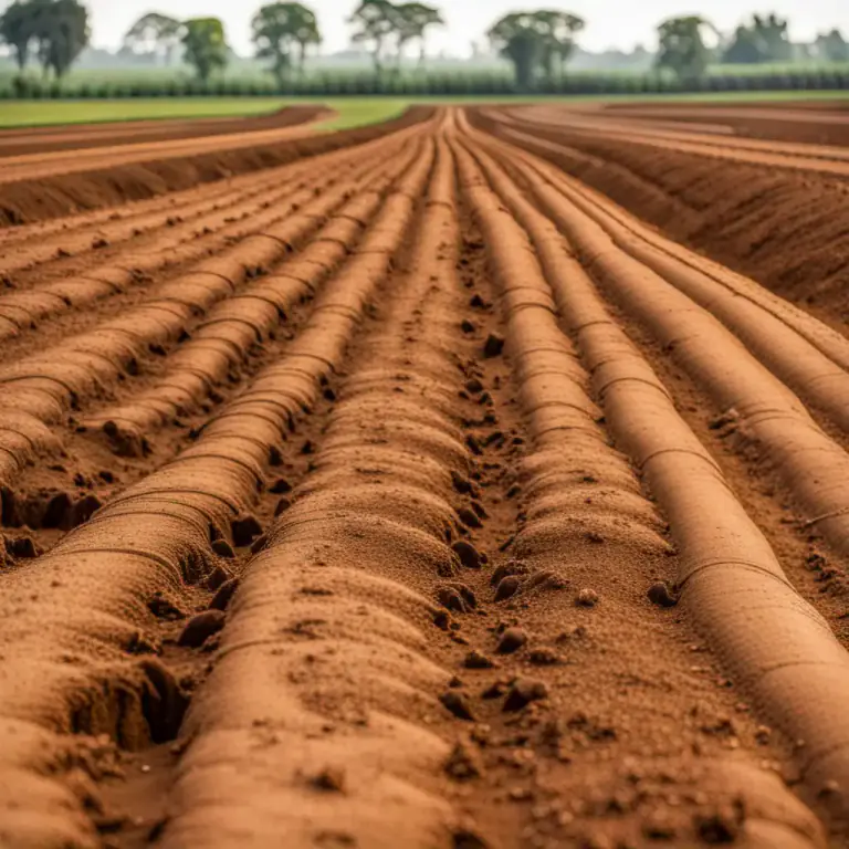 Visual representation of "fallow" - Land that is ploughed but left uncropped for a period