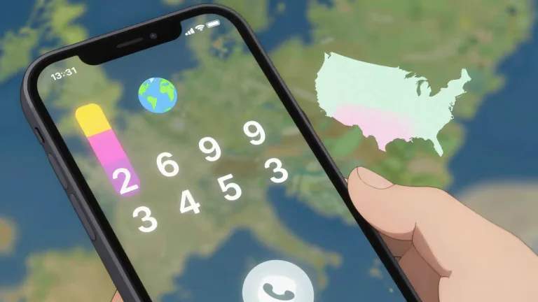 Visual representation of "prefix" - A short sequence of numbers added at the start of a phone number or an address.