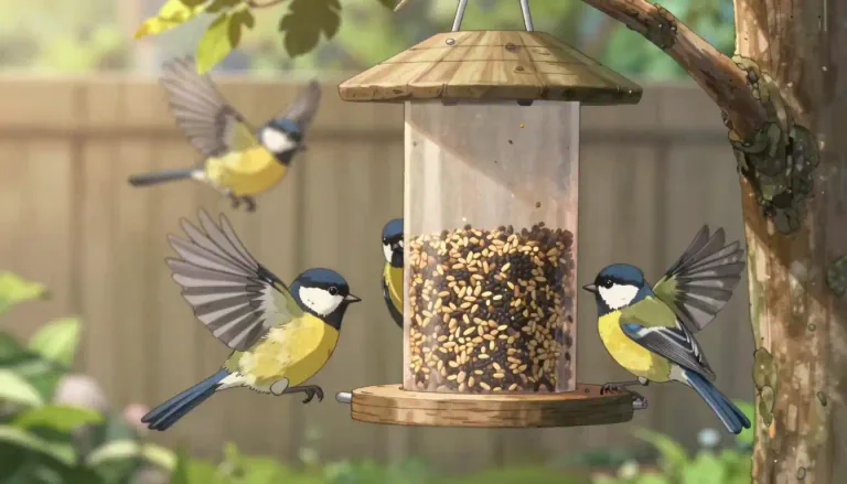 Visual representation of "feeder" - A person or thing that provides food for animals or birds