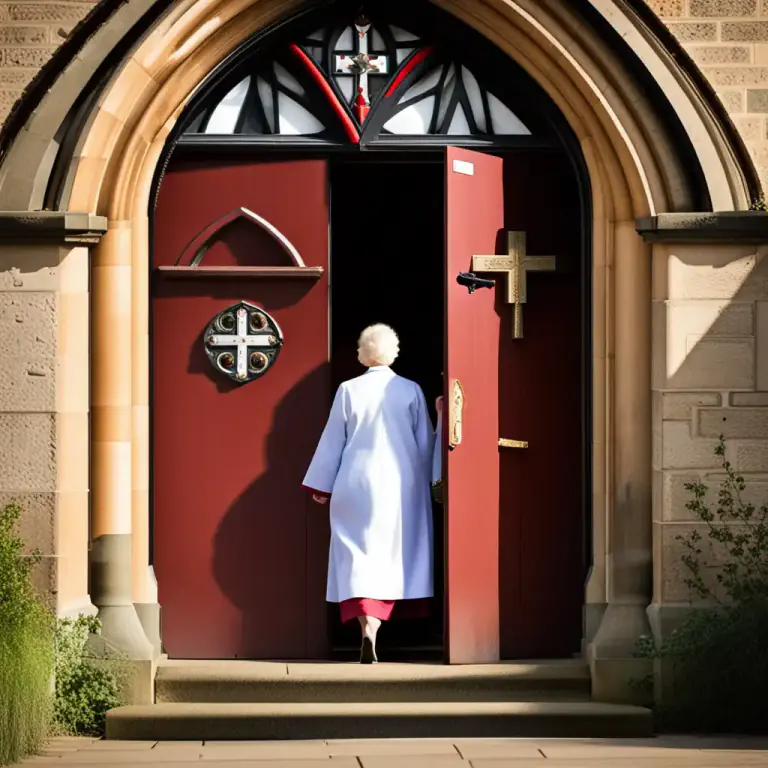 Visual representation of "anglican" - A person who is a member of the Church of England or churches that are like it in other parts of the world.