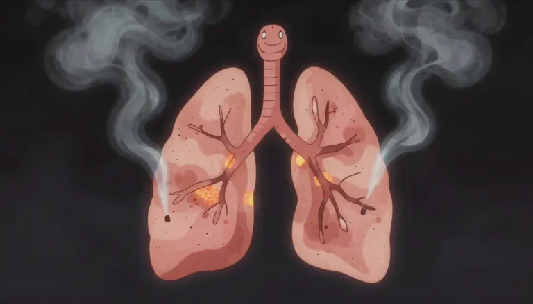 Visual representation of "carcinogen" - A substance or agent that is known to cause cancer.