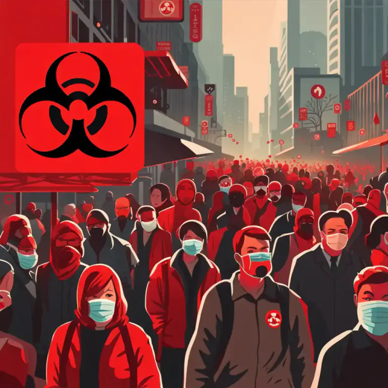 Visual representation of "breakout" - A sudden occurrence of an unpleasant condition, especially disease or conflict