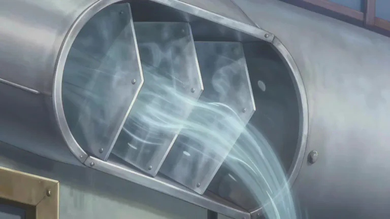 Visual representation of "baffle" - A device used to restrain the flow of a fluid, gas, sound, or light
