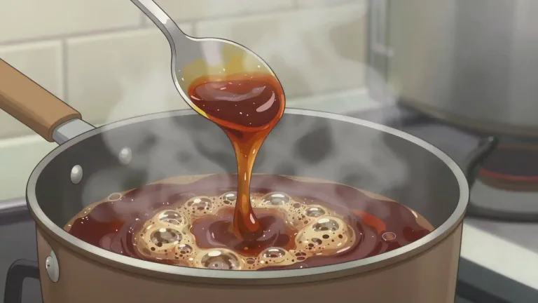 Visual representation of "condense" - To make something smaller or more concentrated, especially by removing water.