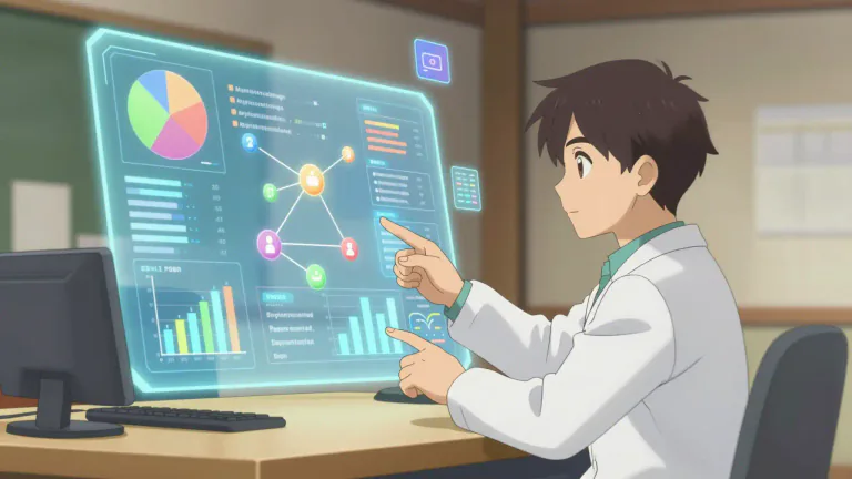 Visual representation of "infographics" - A tool used to analyze and present data through visual formats.