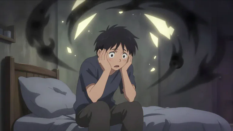 Visual representation of "disturbance" - An emotional or mental upset