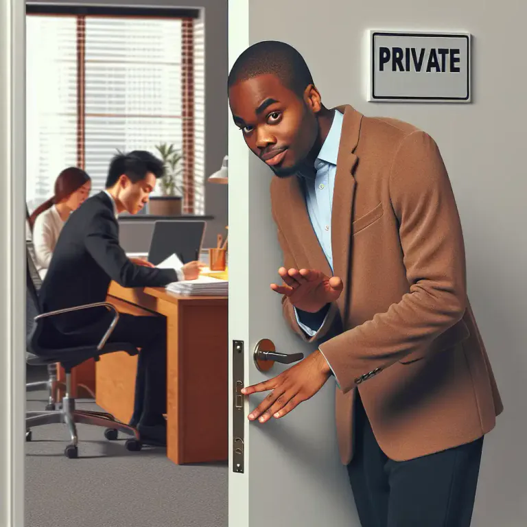 Visual representation of "intrude" - To enter a place or situation which is private or which you are not invited to