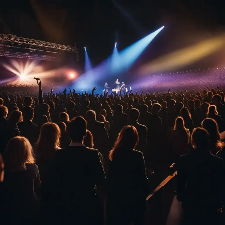 Visual representation of "well attended" - Having many people present or participating