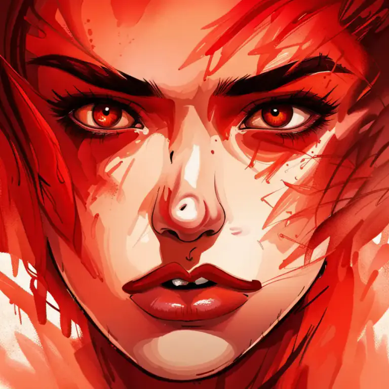 Visual representation of "burn" - To feel a strong emotion, such as anger or desire