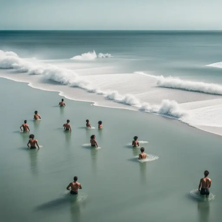 Visual representation of "brine" - The sea or ocean