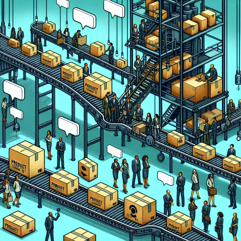 Visual representation of "pipeline" - The system through which a new product, message, etc. is sent from one place to another.