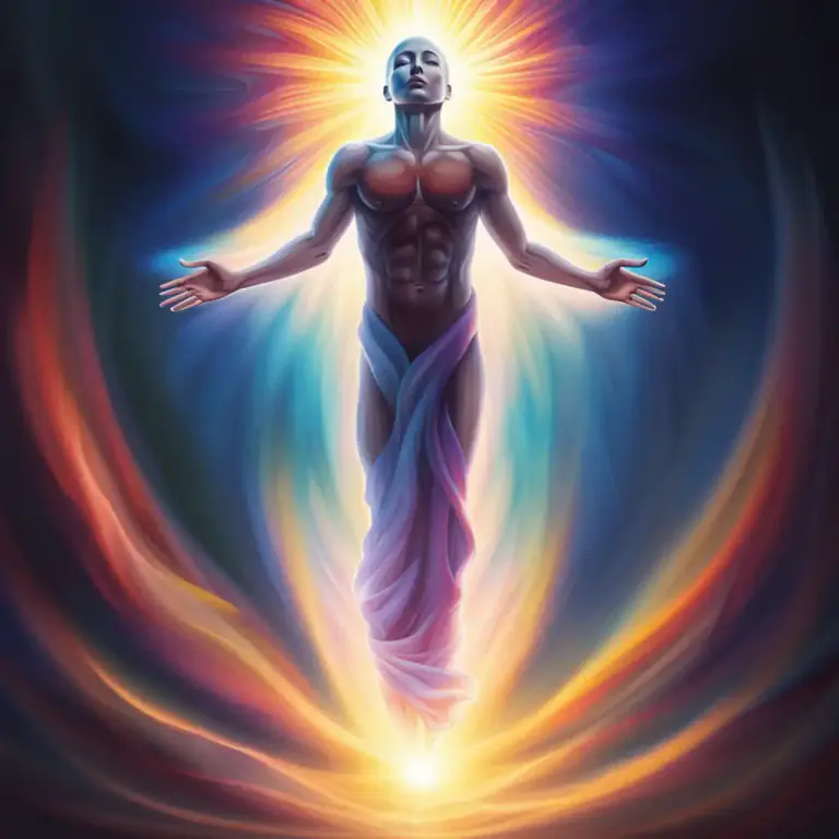 Visual representation of "life after death" - The belief that a person's existence continues in some form after they die.