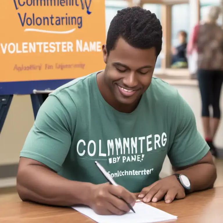 Visual representation of "sign up" - To agree to become involved in an organized activity
