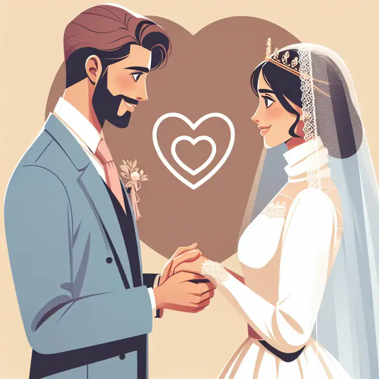 Visual representation of "consummate" - To have sex to validate a marriage.
