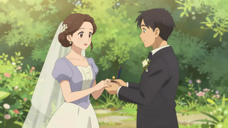 Visual representation of "remarry" - To get married again after being divorced or widowed
