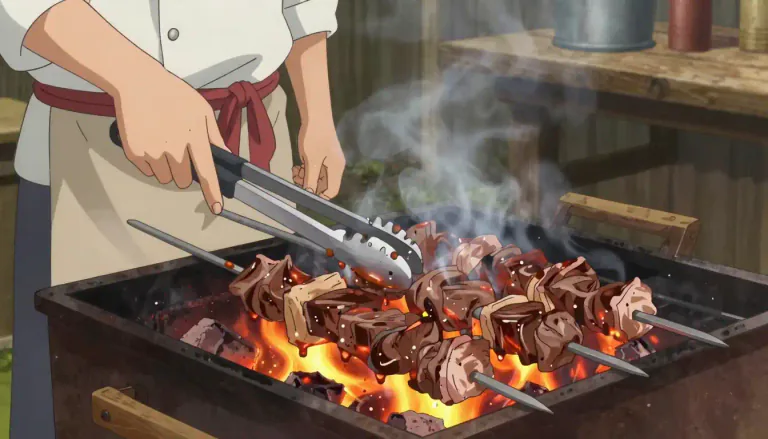 Visual representation of "churrasco" - Churrasco is a term used to describe a style of cooking meat, particularly beef, over an open flame or grill.