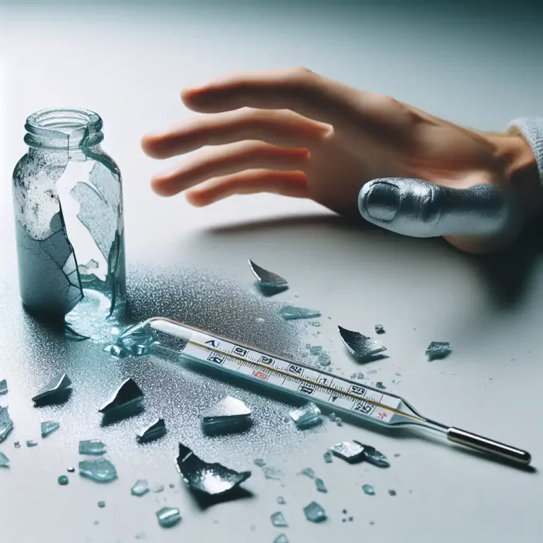 Visual representation of "mercurial" - Relating to the element mercury