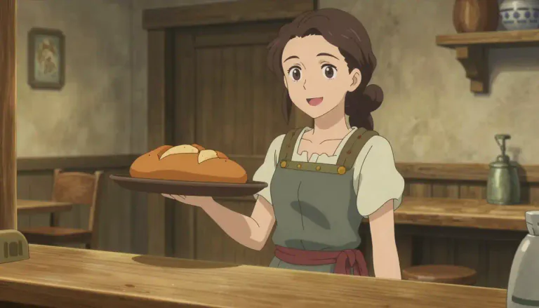 Visual representation of "wench" - A young girl or a young woman