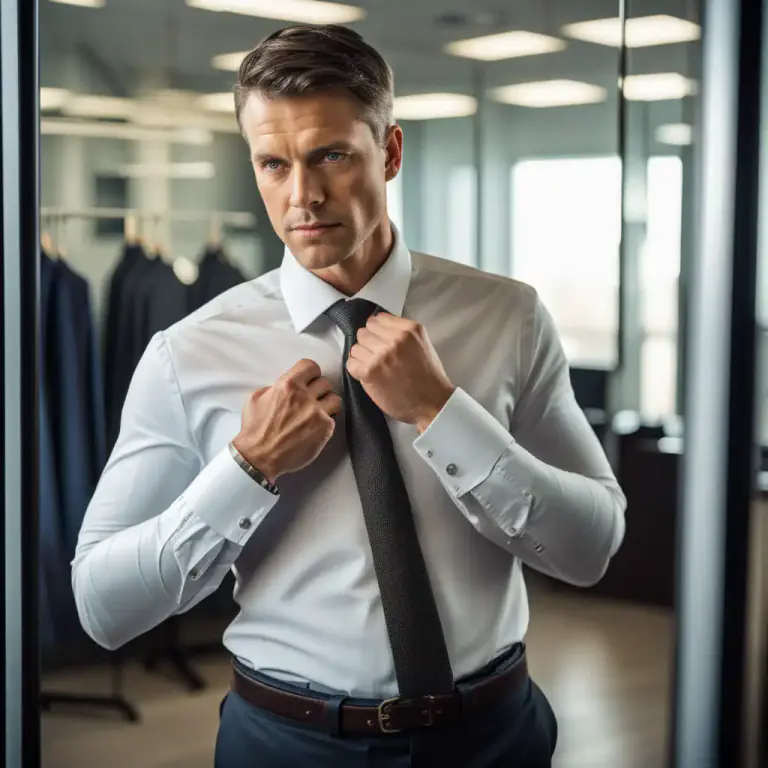 Visual representation of "look/dress the part" - to behave so as to seem favorable for a specific role, typically through one's appearance