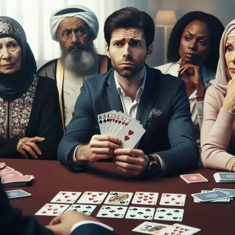 Visual representation of "renege" - In card games, to fail to follow suit despite being able to do so.