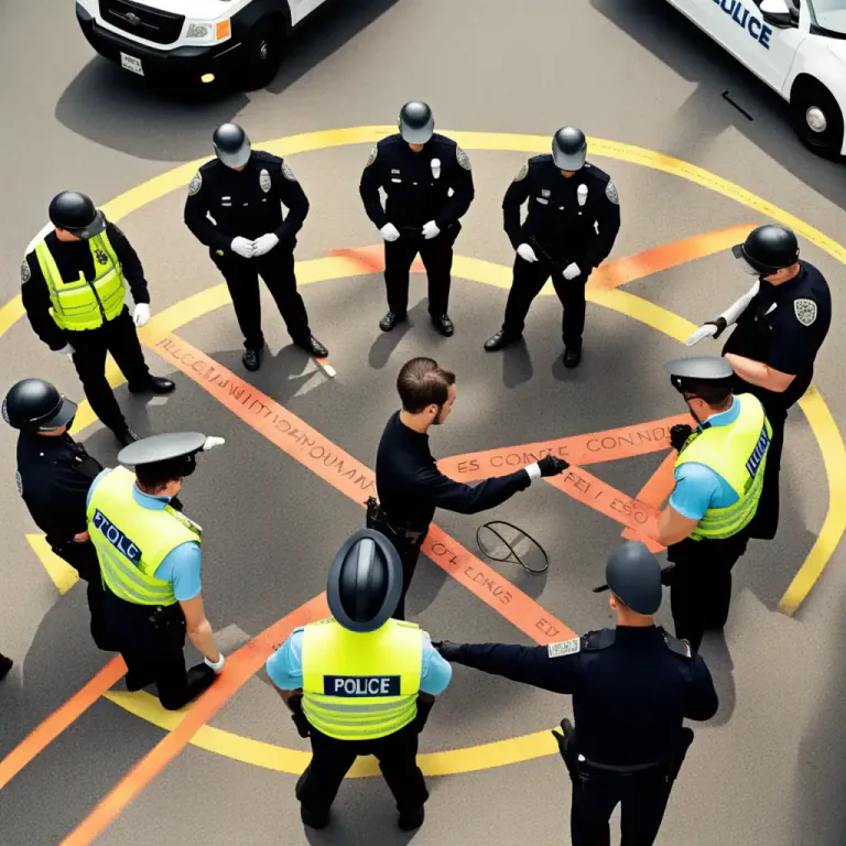 Visual representation of "ring around" - To form a circle or ring around, typically for protection or containment.
