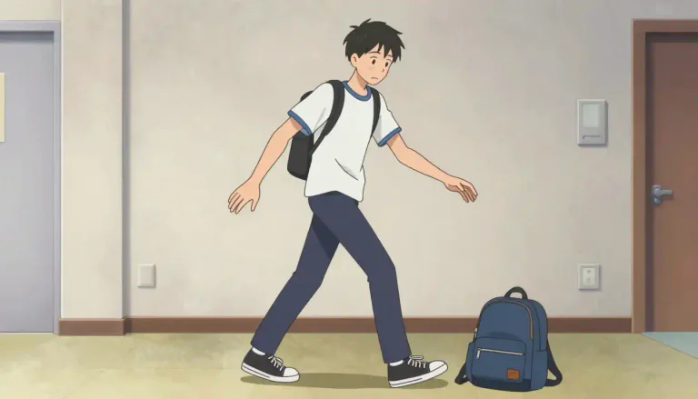 Visual representation of "gawky" - Physically awkward and not graceful