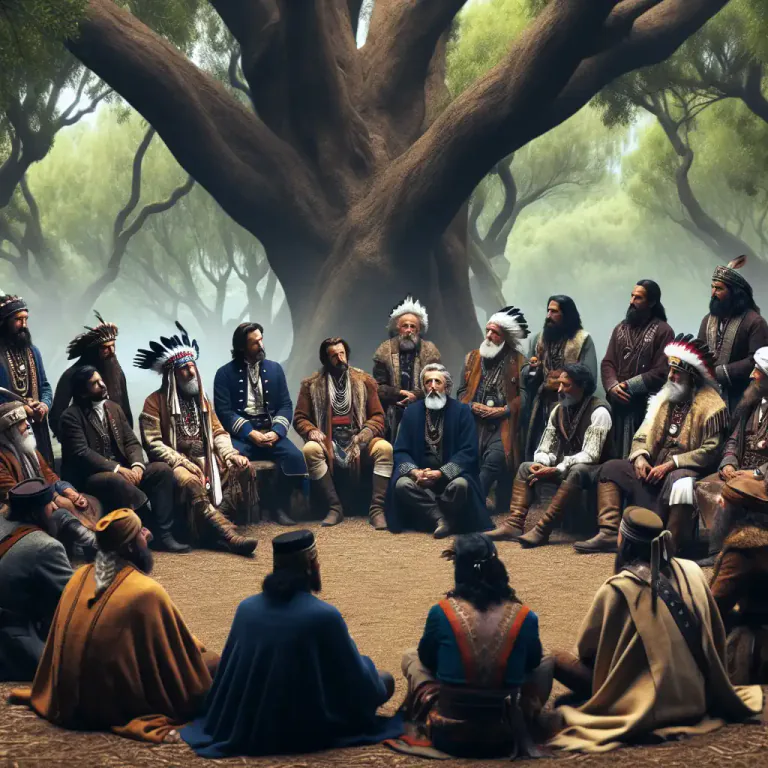 Visual representation of "palaver" - A conference or discussion