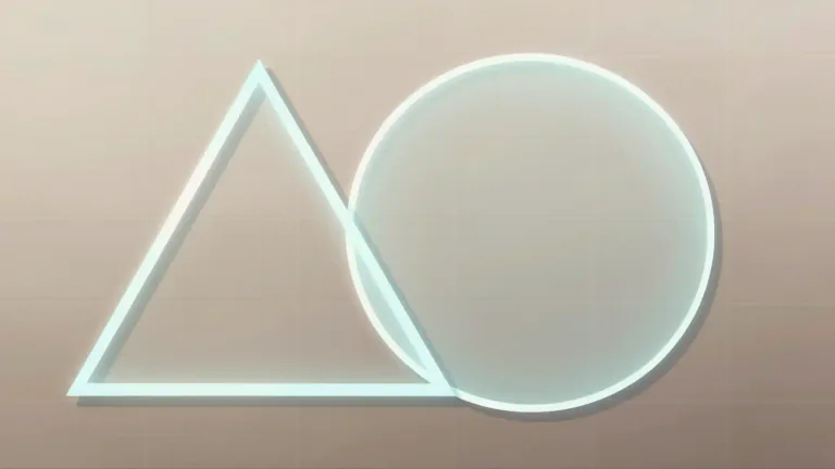 Visual representation of "coincidence" - In mathematics, the situation when points, lines or surfaces match exactly when one object is placed on top of another