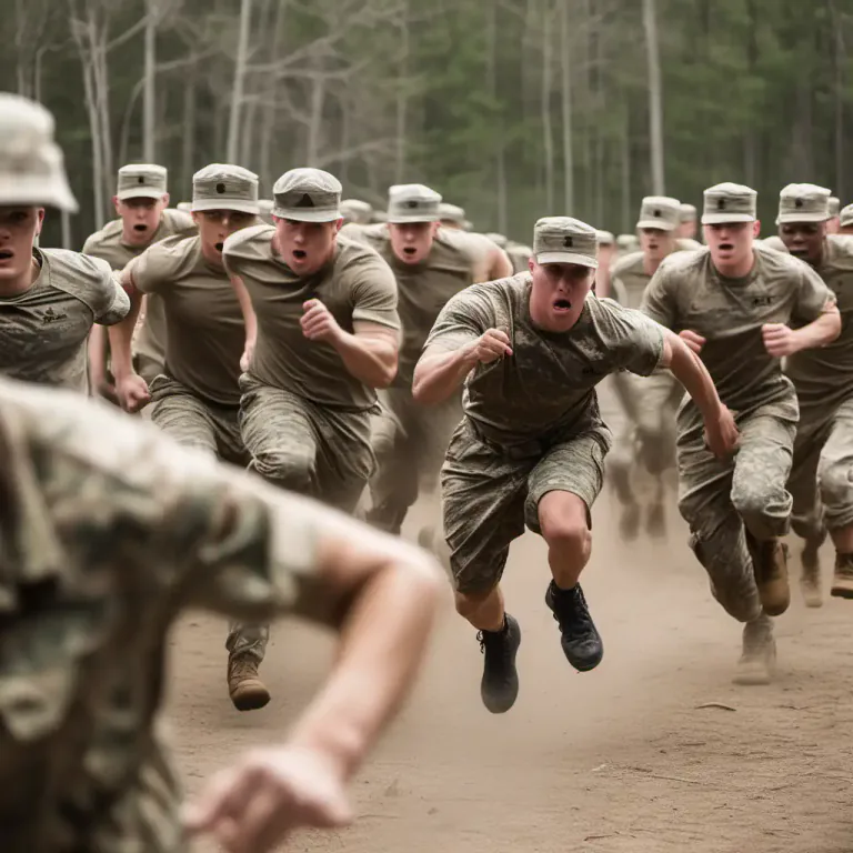 Visual representation of "put somebody through it" - To put someone through a series of rigorous training or tests.