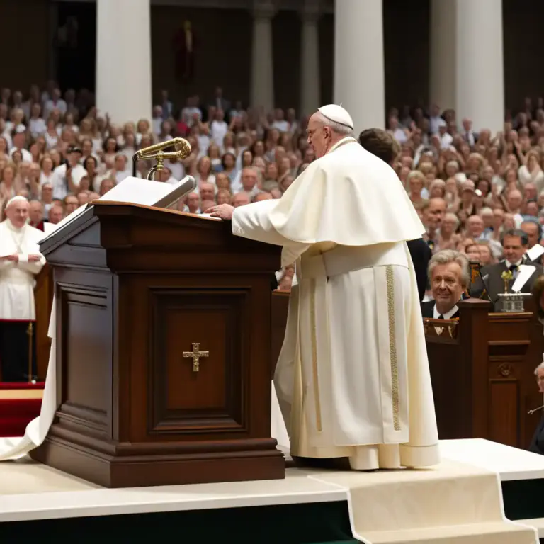Visual representation of "bull" - A formal announcement by the Pope