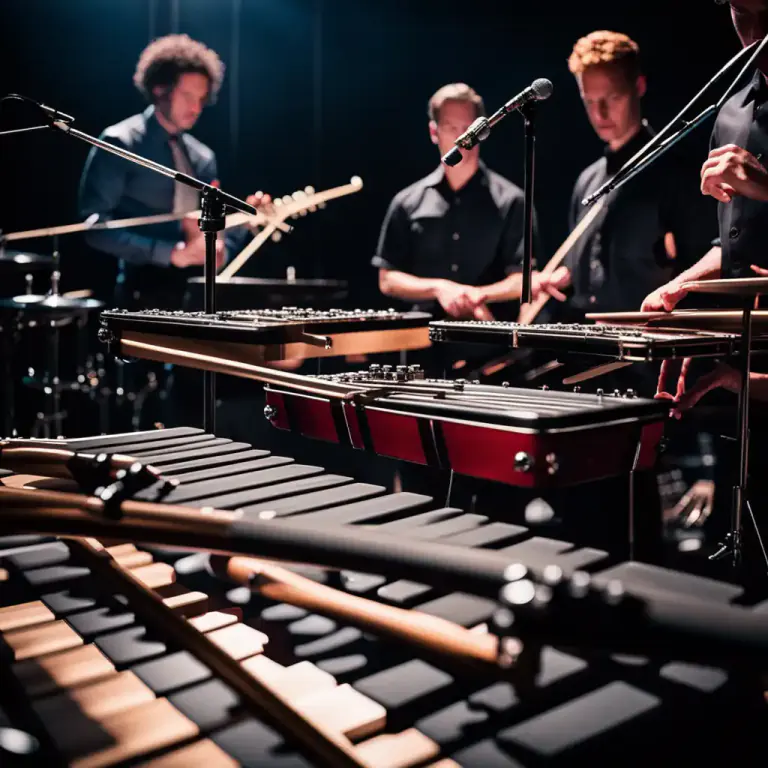 Visual representation of "vibes" - Short for vibraphone