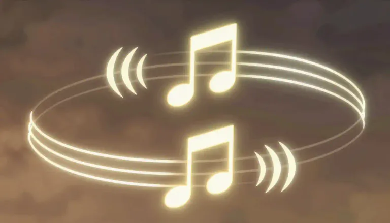 Visual representation of "octave" - In music, it is an interval between one musical pitch and another with double its frequency.