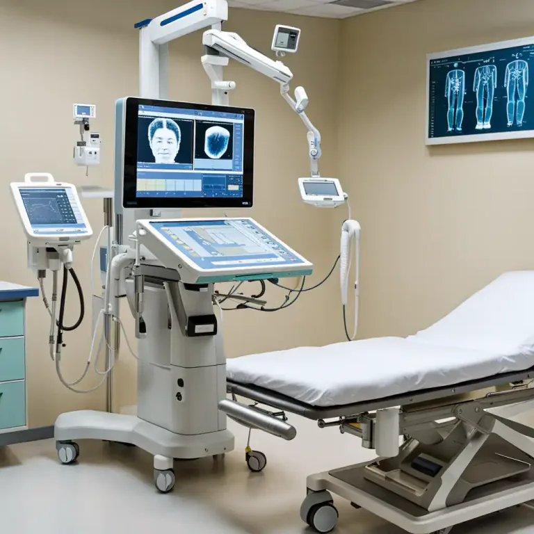 Visual representation of "ultrasound" - a machine that uses ultrasound waves