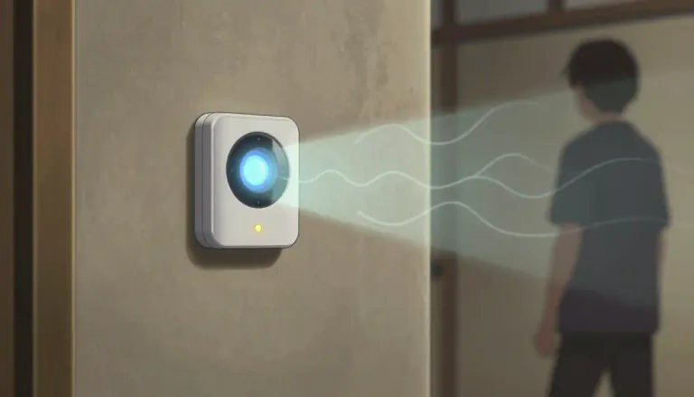 Visual representation of "sensor" - A device that detects or measures a physical property and records, indicates, or otherwise responds to it.