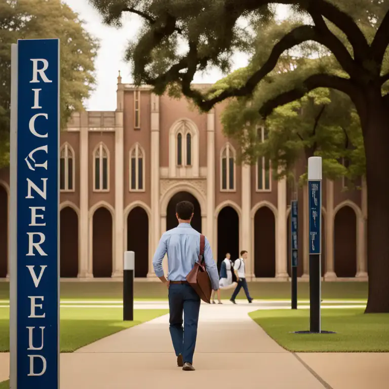Visual representation of "rice" - Short for Rice University, in Houston, Texas, U.S.