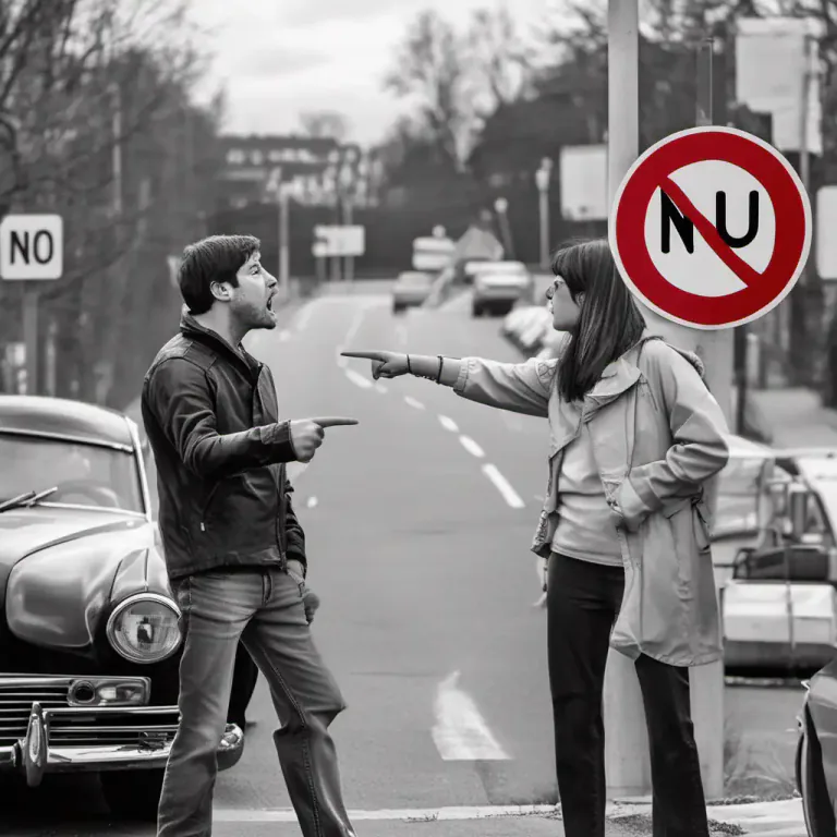 Visual representation of "get/go nowhere" - A way to say something is useless or pointless