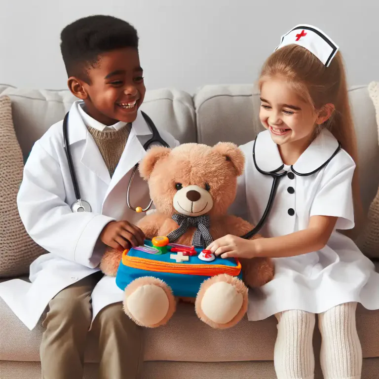 Visual representation of "play" - To pretend or make believe