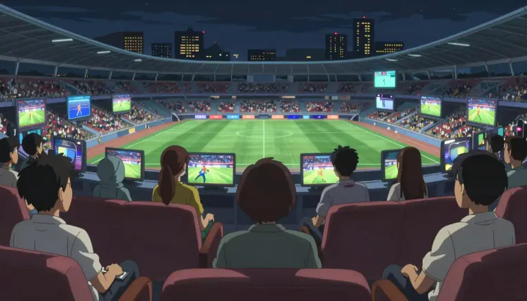 Visual representation of "viewership" - The number of people who watch a particular television program or channel