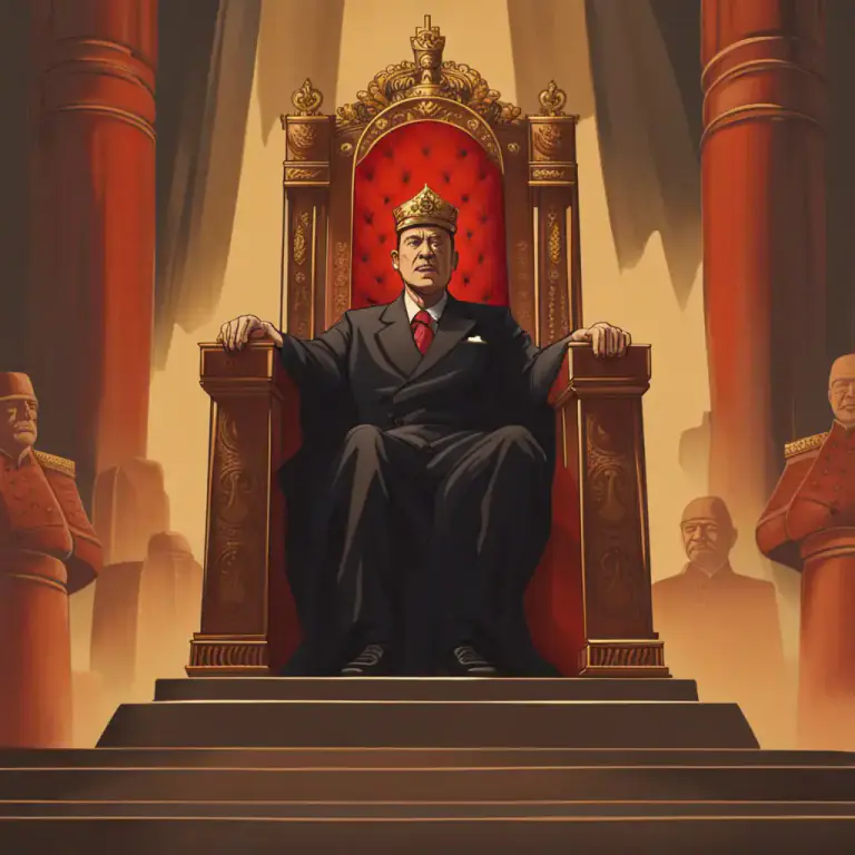 Visual representation of "might is right" - The belief that those who have power are right or justified, regardless of fairness.