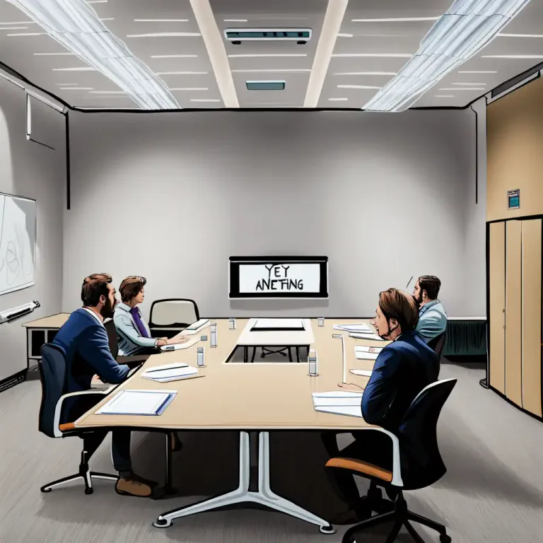 Visual representation of "yam" - An acronym used for the phrase 'yet another meeting', often with a connotation of being overly redundant or unnecessary.
