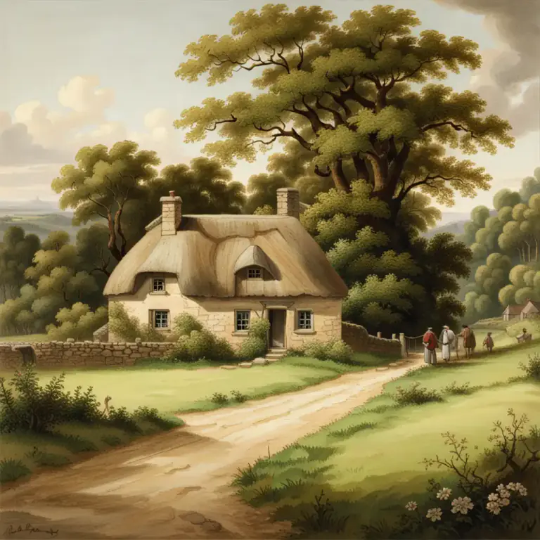 Visual representation of "homestead" - A place where one makes one's home.