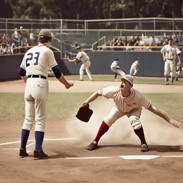 Visual representation of "knock/throw somebody for a loop" - To defeat or overthrow someone in competition