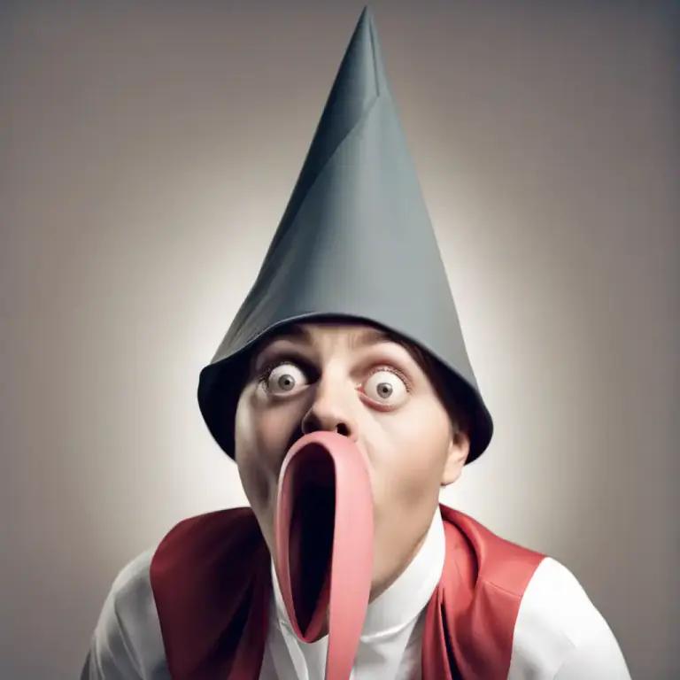 Visual representation of "silly" - A foolish or senseless person