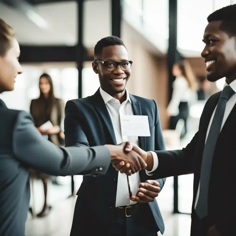 Visual representation of "network" - To make contacts and establish relationships with people, especially for business purposes