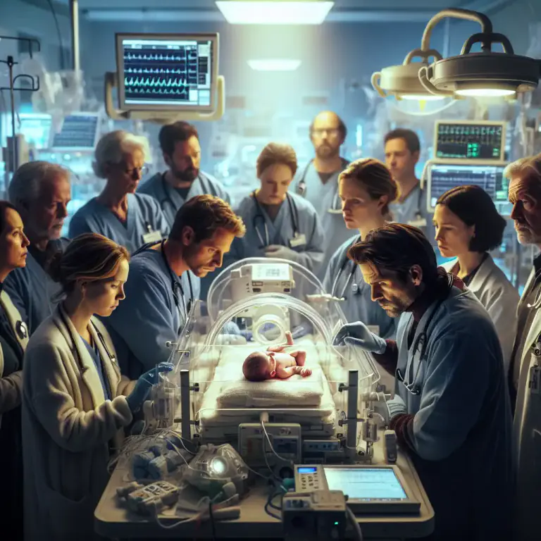 Visual representation of "premature" - A baby that is born before their expected birth date.