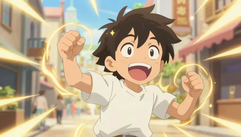 Visual representation of "excitement" - Feeling very happy and eager