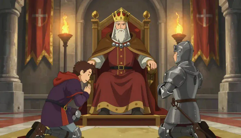 Visual representation of "liege" - A ruler or lord that someone is supposed to obey or be loyal to.
